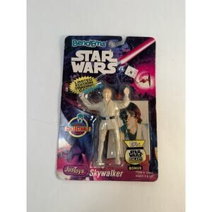 Star Wars Bend Ems Luke Skywalker Bendable Figure JusToys New Sealed